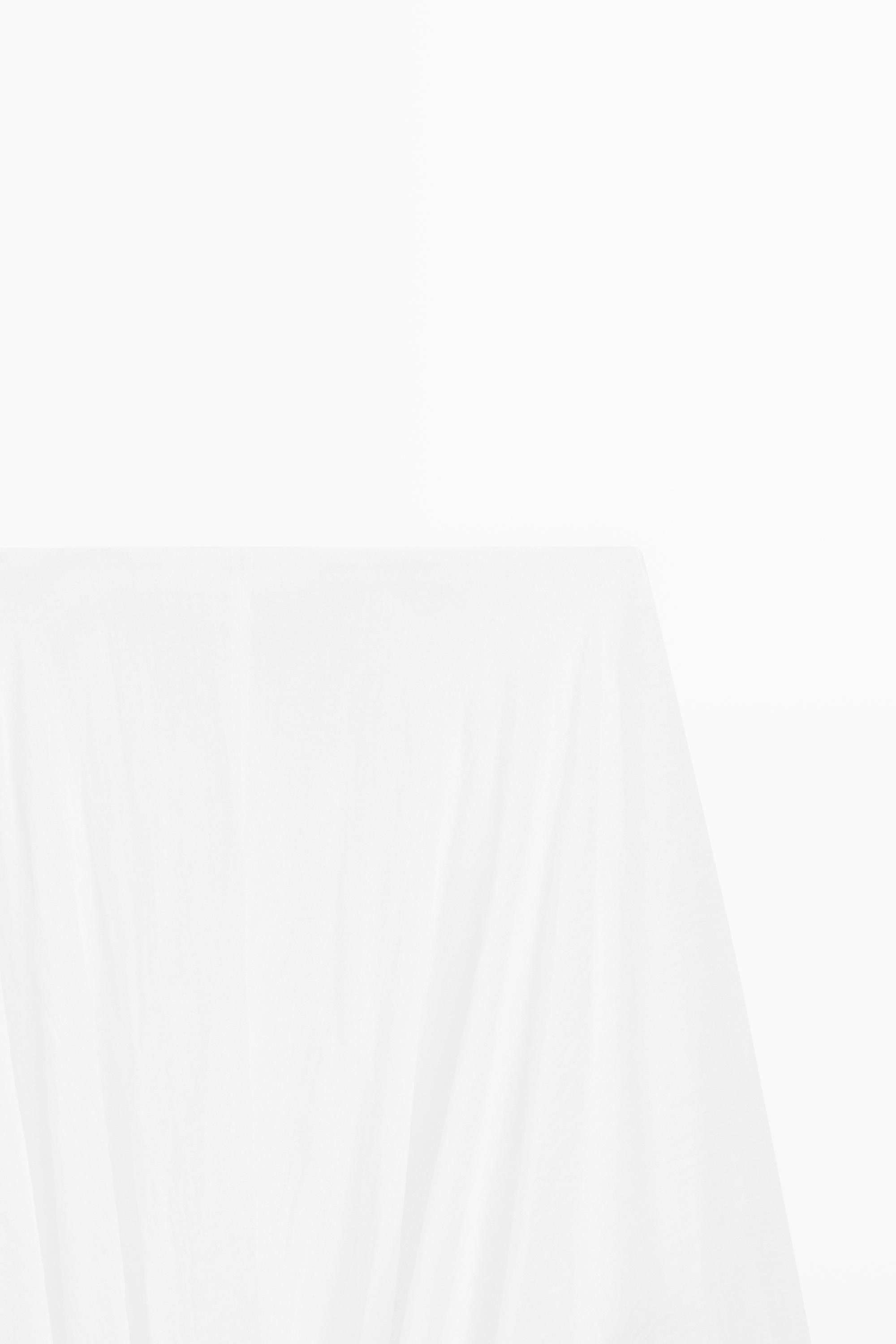 Crossover midi skirt with draped detail